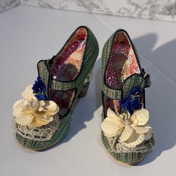 Irregular Choice Shoes - Irregular Choice Lucite Heel Shoes – Women’s Size 5.5 – Unique Statement Heels